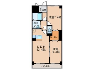 アベ－ク１０１の物件間取画像